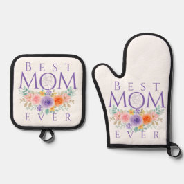 母最高の母の日の引用文 鍋つかみ&鍋敷きセット