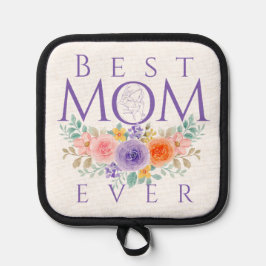 母最高の母の日の引用文 鍋敷き