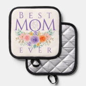 母最高の母の日の引用文 鍋敷き (正面/裏面)