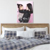母最高の母の日の形見パーソナライズされた写真 キャンバスプリント (インサイチュ (寝室))