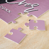 母最高の母の日の形見パーソナライズされた写真 ジグソーパズル (側面)