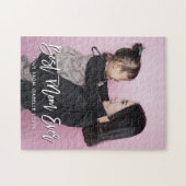 母最高の母の日の形見パーソナライズされた写真 ジグソーパズル (横)