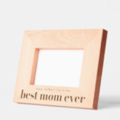 母最高の母の日の形見 レーザー彫刻フレーム (左)