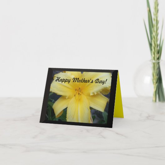 母最高の母の日の挨拶カード カード (正面)