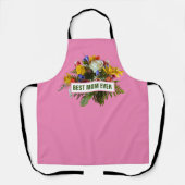 母最高の母の日の贈り物 エプロン (正面)