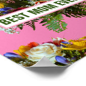 母最高の母の日の贈り物 ポスター (角)