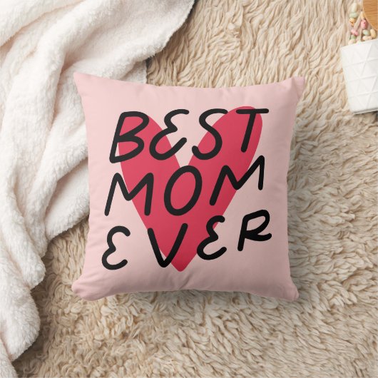 母最高の母の日を常に手モダン入れ クッション (ブランケット)