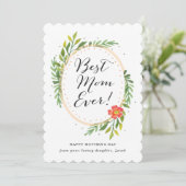 母最高の母の日カード カード (スタンド正面)