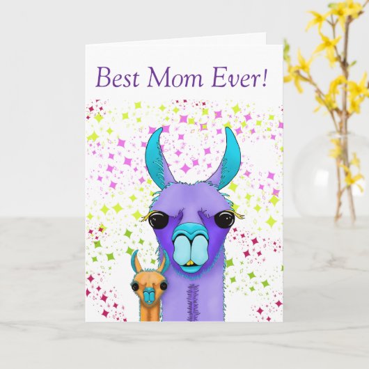 母最高の母の日カード カード (黄色い花)