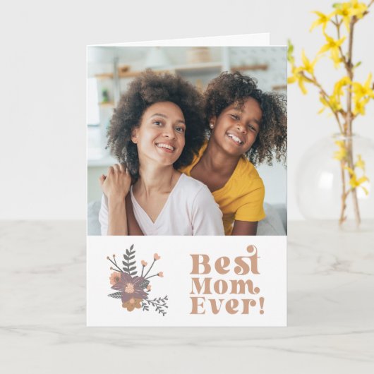 母最高の母の日カード カード (黄色い花)