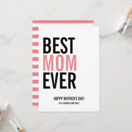母最高の母の日カード カード