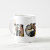 母最高の母の日ギフト3写真切り出し コーヒーマグカップ (正面左)