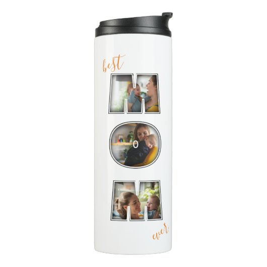 母最高の母の日ギフト3写真切り出し タンブラー (回転左)