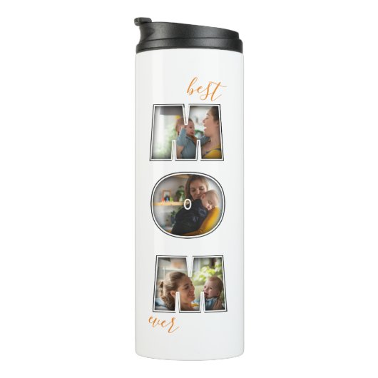 母最高の母の日ギフト3写真切り出し タンブラー (回転右)