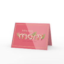 母最高の母の日ピンクフローラ