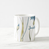 母最高の母の日モノグラムフローラ コーヒーマグカップ (正面右)