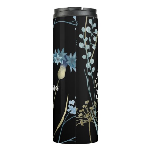 母最高の母の日モノグラムフローラ タンブラー (裏面)