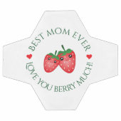 母最高の母の日愛あなたベリー多く サッカーボール (フラット)