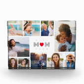 母最高の母の日10写真コラージュ フォトブロック (正面)
