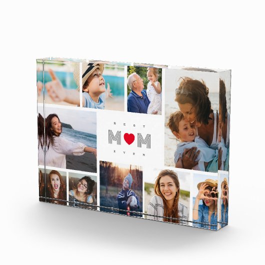 母最高の母の日10写真コラージュ フォトブロック (右)