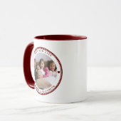 母最高の母の日2つの写真コラージュ マグカップ (正面左)