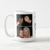 母最高の母の日2写真コラージュ コーヒーマグカップ (左)