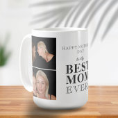 母最高の母の日2写真コラージュ コーヒーマグカップ