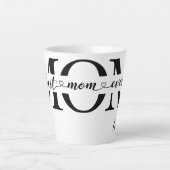 母最高の母の日 カフェラテマグ (正面)