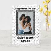 母最高の母の日 カード (黄色い花)