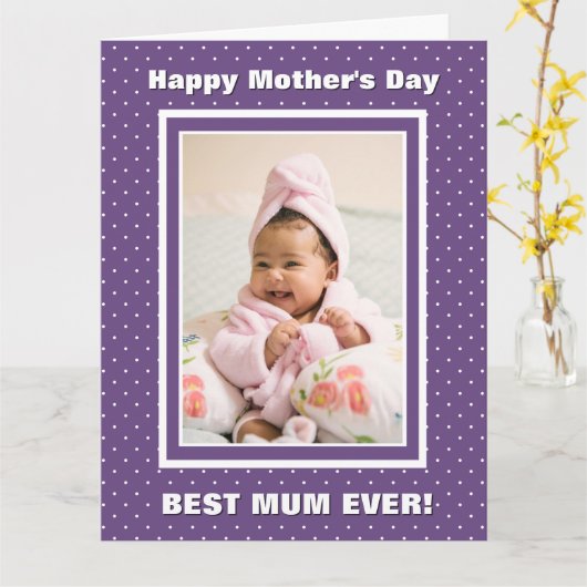 母最高の母の日 カード (黄色い花)