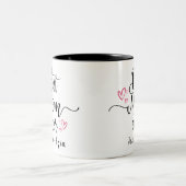 母最高の母の日 ツートーンマグカップ (中央)