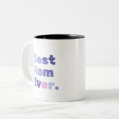 母最高の母の日 ツートーンマグカップ (正面左)