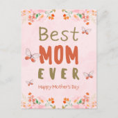 母最高の母の日 ポストカード (正面)