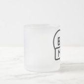 母最高の母の日l母の日l私は母を愛している フロストグラスマグカップ (中央)