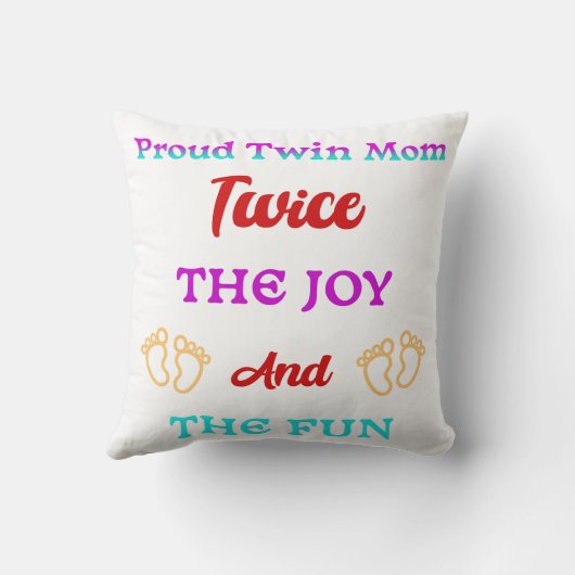 母最高の母の誇りを持った贈り物 クッション (裏面)