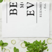 母最高の母の贈り物キッチンタオル キッチンタオル (折り畳み)