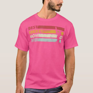 母最高の母クリケット Tシャツ