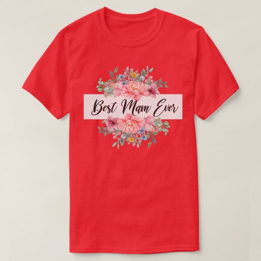 母最高の母祖母のために女性マム Tシャツ (デザイン正面)