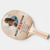母最高の水の色の母の日の写真ping 卓球ラケット (横)