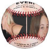 母最高の水彩母の日2写真コラージュ ソフトボール (正面)