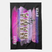 母最高の生きカスタマイズま キッチンタオル (縦)