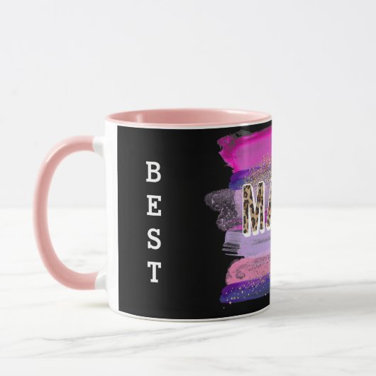 母最高の生きカスタマイズま マグカップ (左)