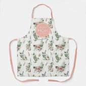 母最高の生花の卵の羽毛 エプロン (正面)