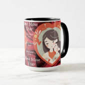 母最高の生野の花 マグカップ (正面右)