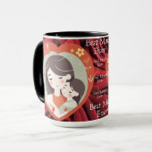 母最高の生野の花 マグカップ (正面左)