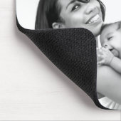 母最高の紫色の写真 マウスパッド (コーナー)