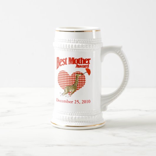 母最高の賞キリン・スタインハート ビールジョッキ (右)