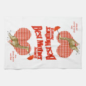 母最高の賞記念 キッチンタオル (横)