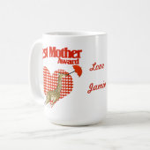 母最高の賞記念 コーヒーマグカップ (正面左)