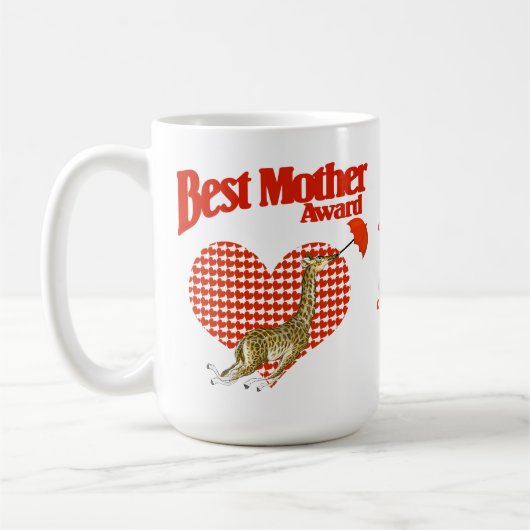 母最高の賞記念 コーヒーマグカップ (左)